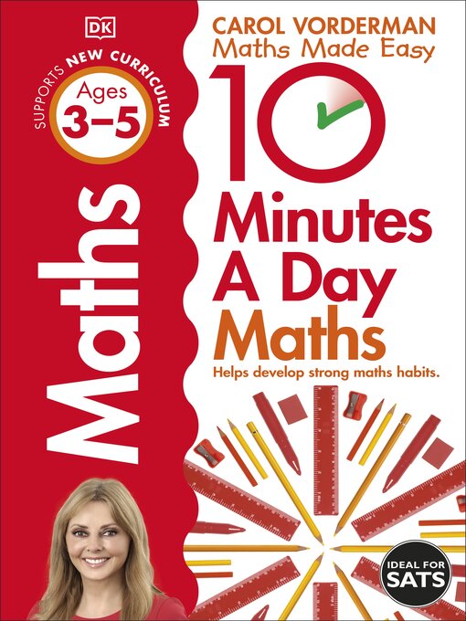 Title details for 10 Minutes a Day Maths, Ages 3-5 (Preschool) by Carol Vorderman - Available